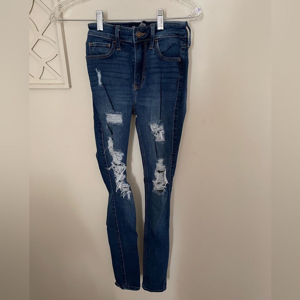 Ripped Hollister jeans